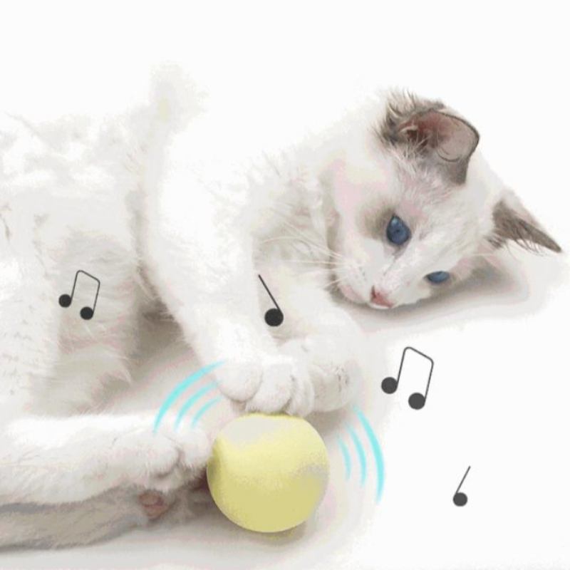 Amazon \\\\ \'s New Pet gravitacional chamada bola gato auto-hey suprimentos anti-chato provocam o gato vara menta bola de brinquedo