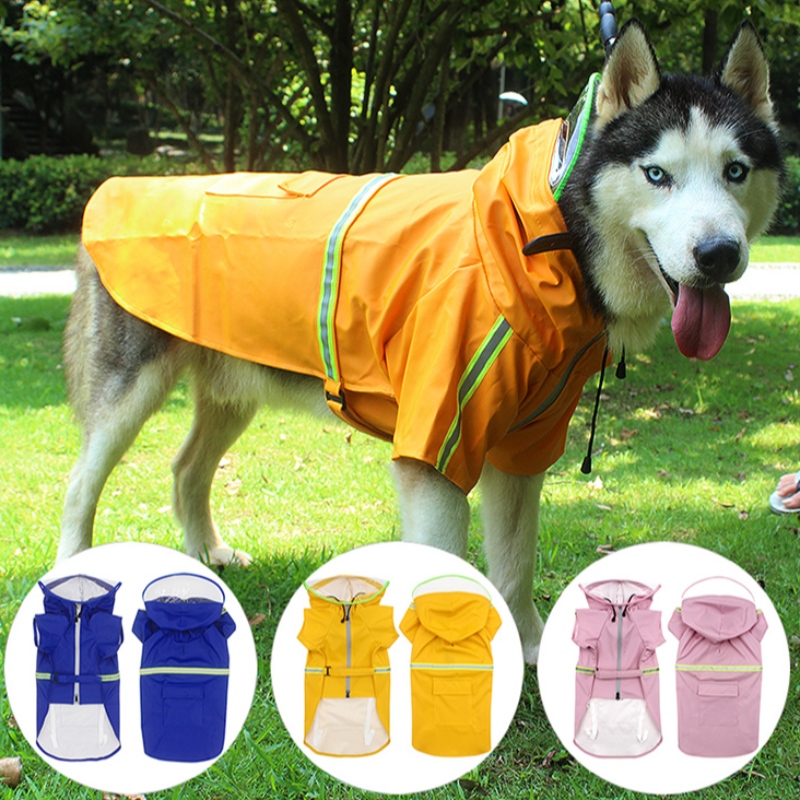China Fonte de fonte fábrica 2022nova atualização cão casaco de chuva cão impermeável terno roupa vestuário